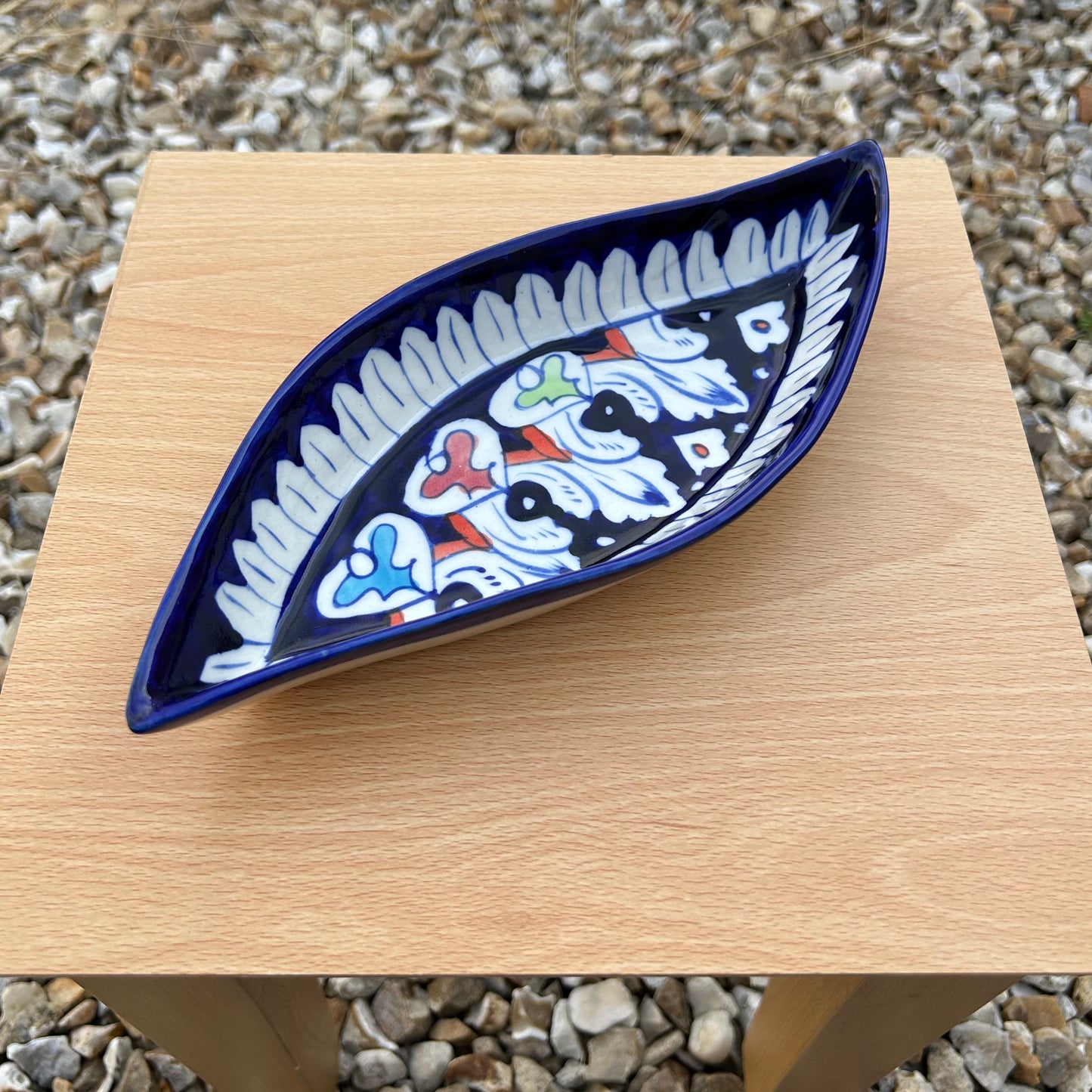 Patta Serving Dish - Cobalt Bloom