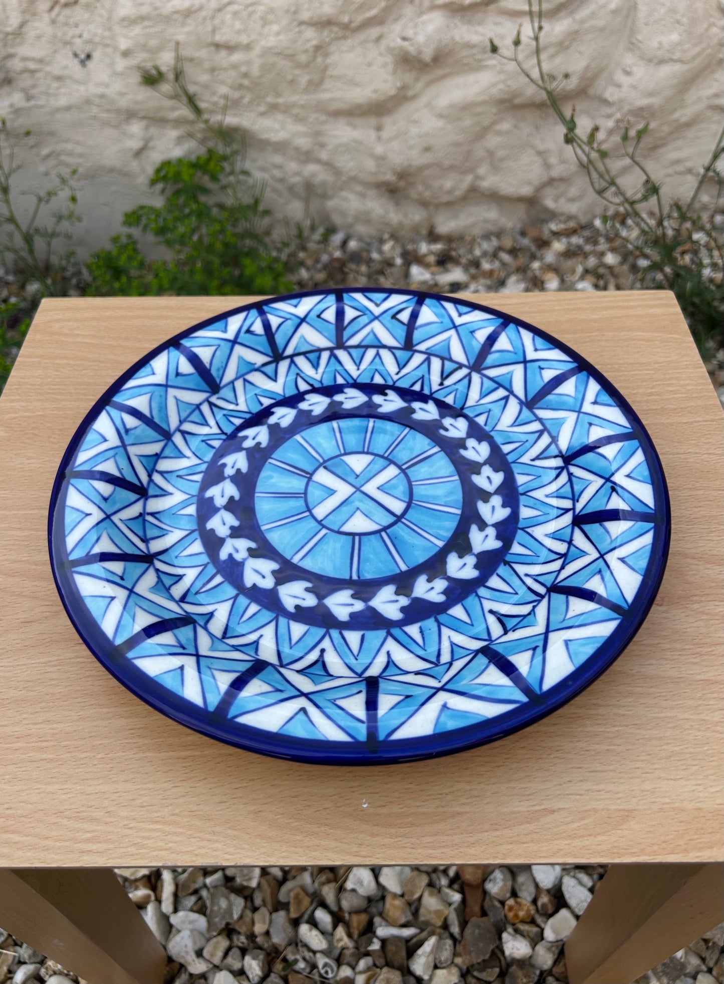 Sitara Dinner Plate - Sky on Cobalt