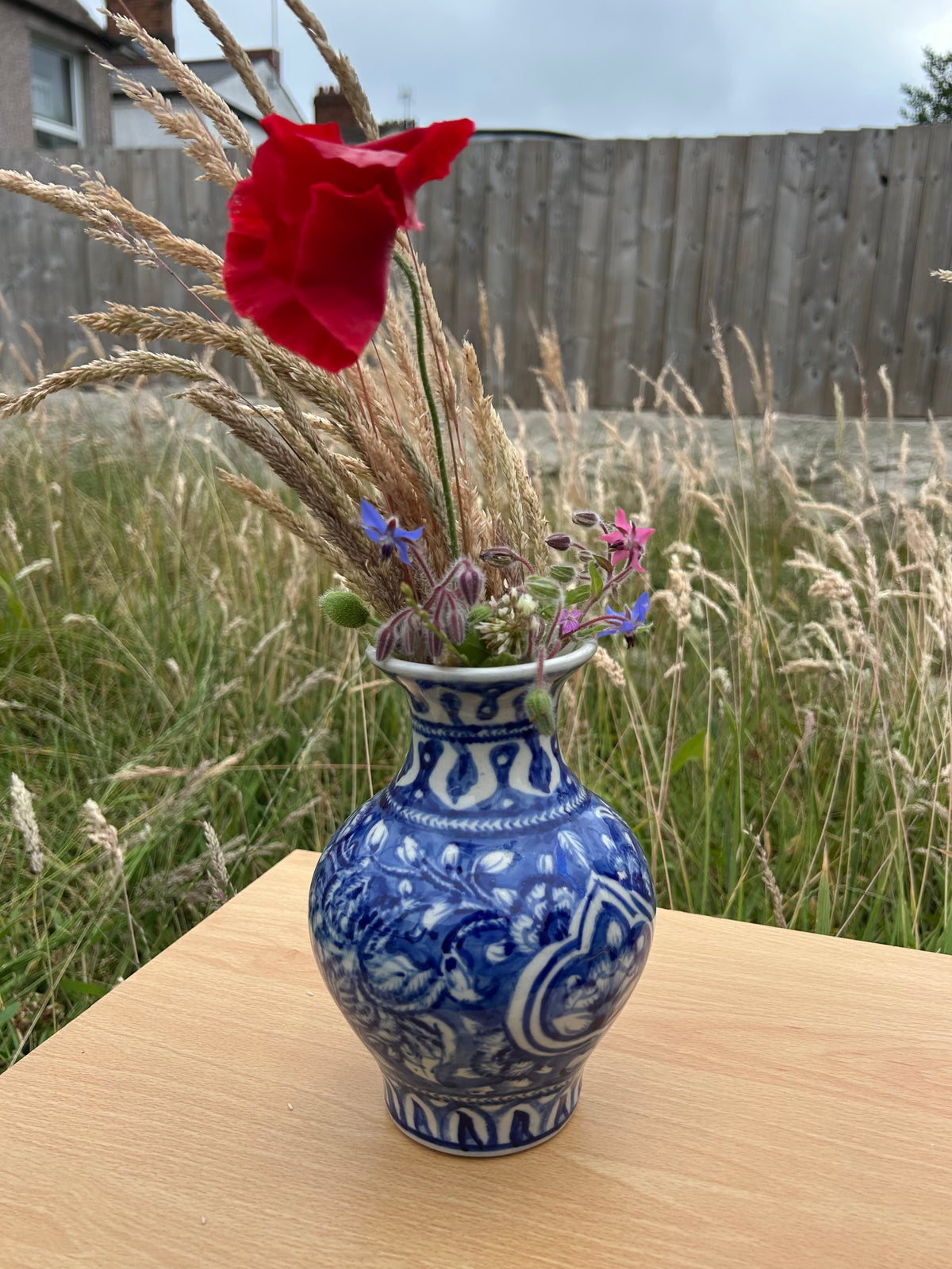 Chandni Vase - Aquamarine