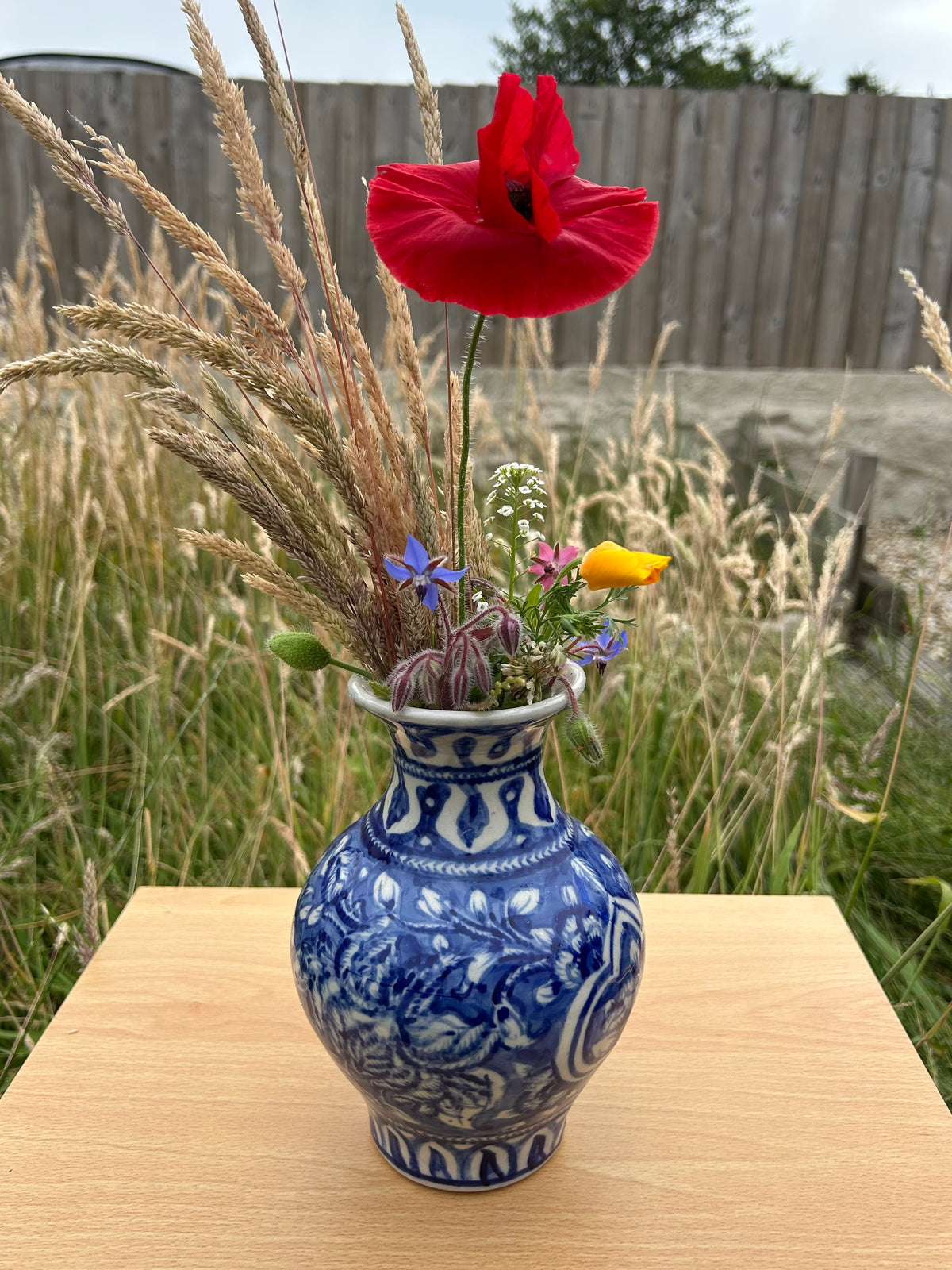 Chandni Vase - Aquamarine