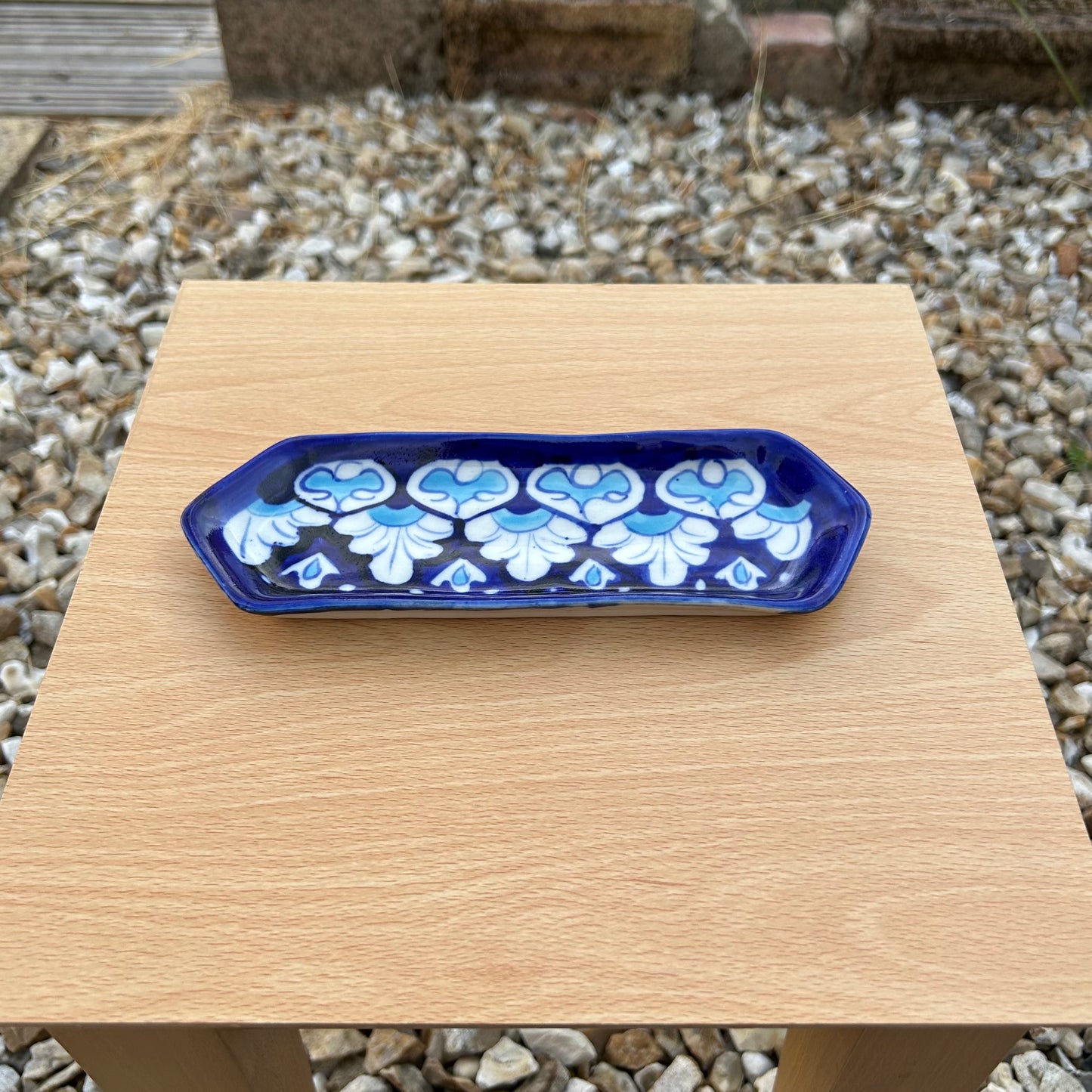 Nukhat Jewellery Tray - Sky on Cobalt