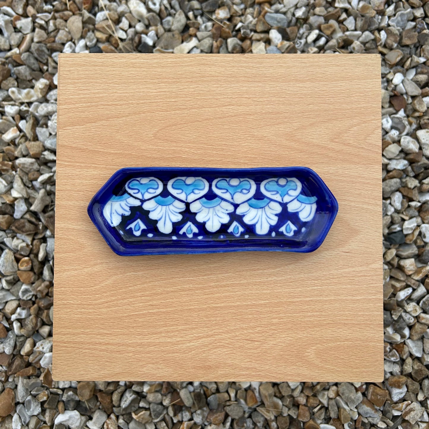 Nukhat Jewellery Tray - Sky on Cobalt