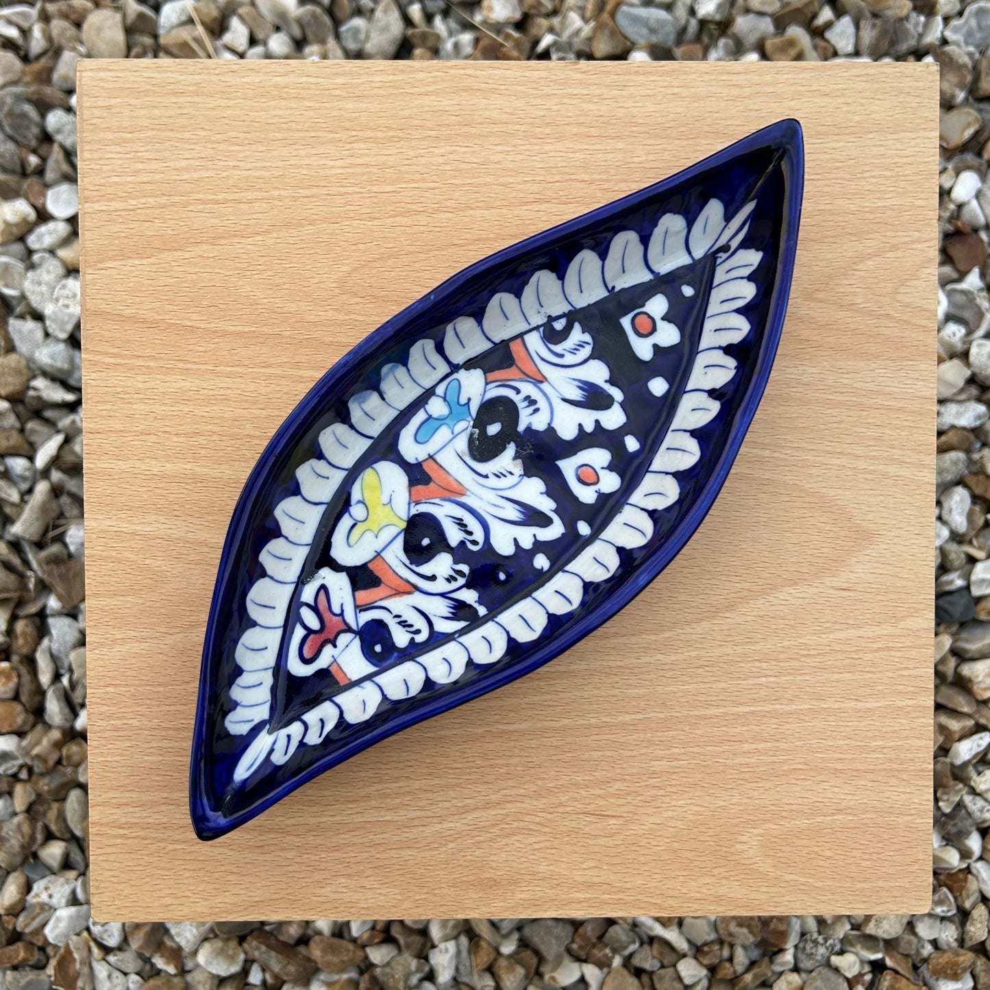 Patta Serving Dish - Cobalt Bloom