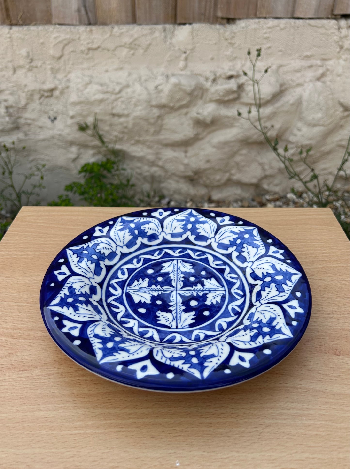 Kanwal Dinner Plate - Cobalt