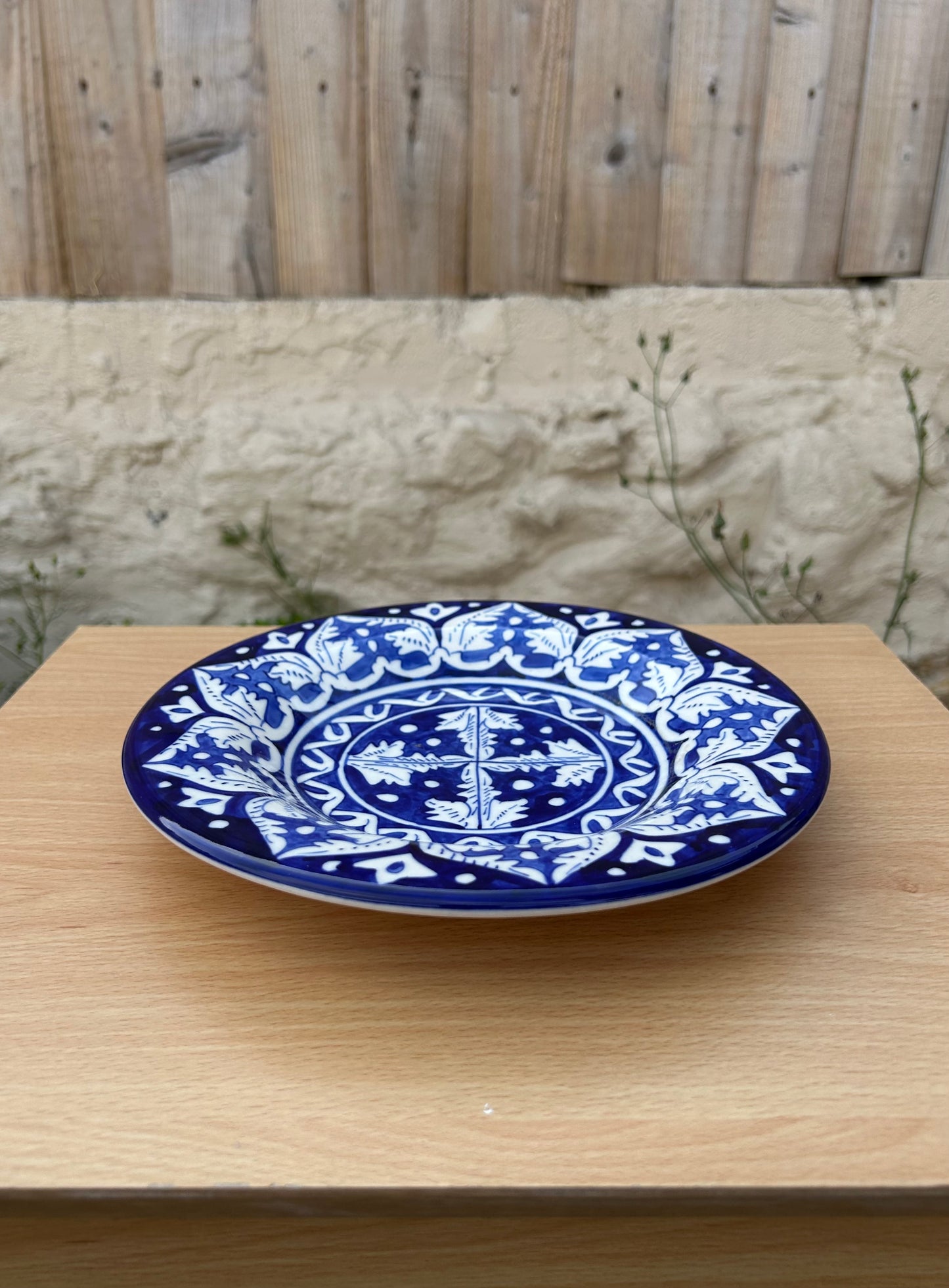 Kanwal Dinner Plate - Cobalt